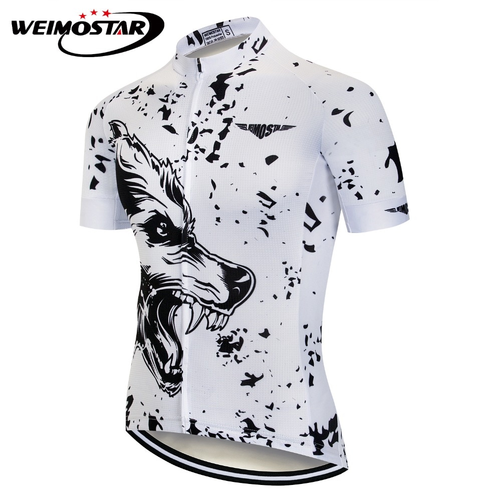 2021 Pro Team Ŭ  Ropa Ciclismo     Ŭ Ƿ Ŭ   Roar Wolf Black White